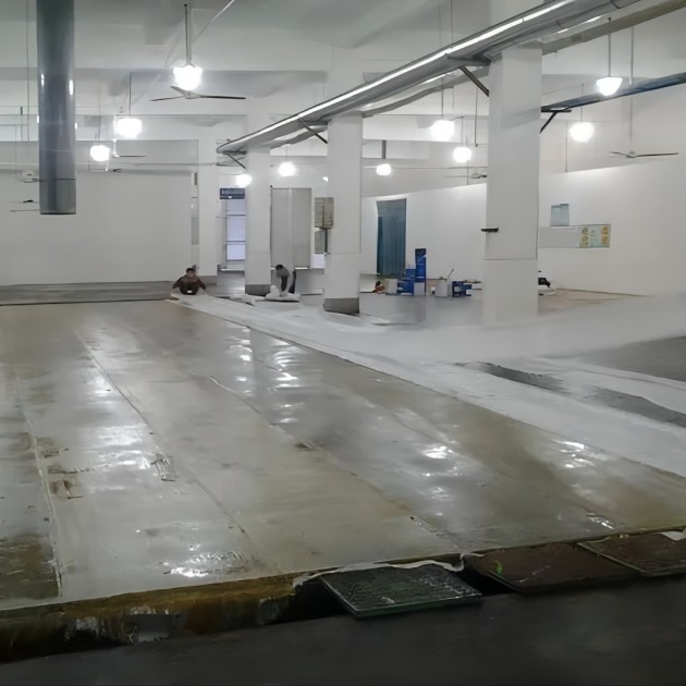 阿坝防腐蚀地坪,环氧玻纤地坪，玻纤工业地坪，环氧玻纤布地坪,乙烯基玻纤布地坪产品图3